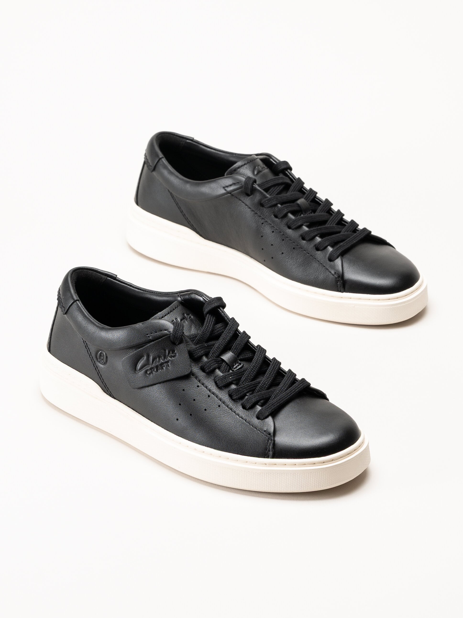 Clarks - Craft Swift - Svarta sneakers i skinn