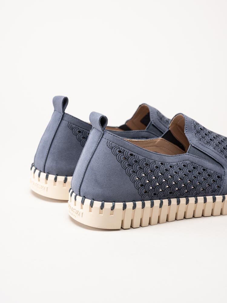 Ilse Jacobsen - Tulip Men - Blå slip on skor