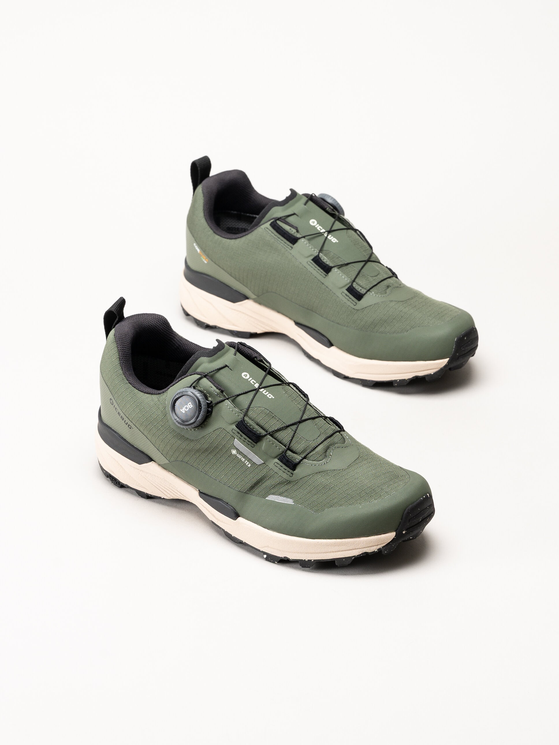 Icebug - Rover 2 RB9X - Gröna sneakers i textil