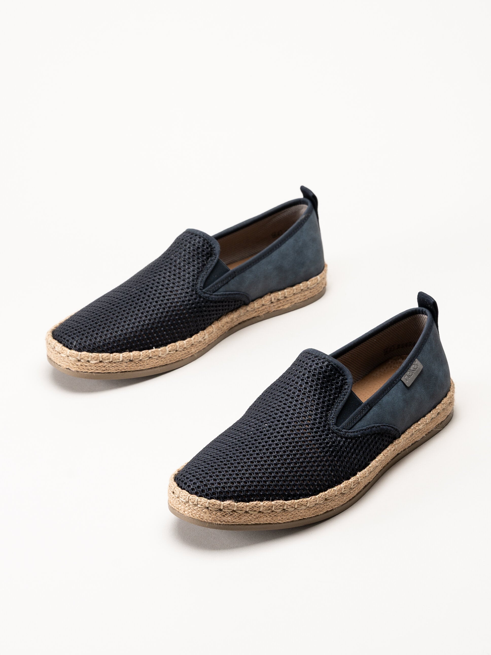 Rieker - Blå slip on sko