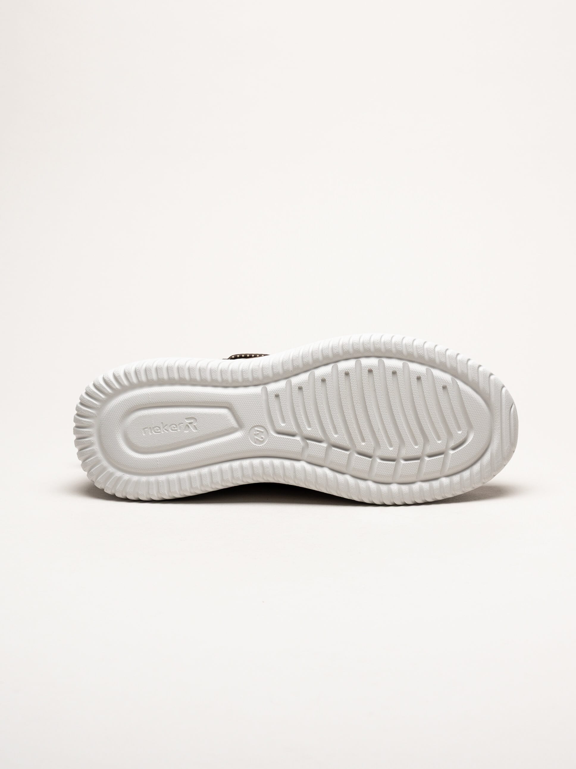 Rieker - Beige sneakers i textil