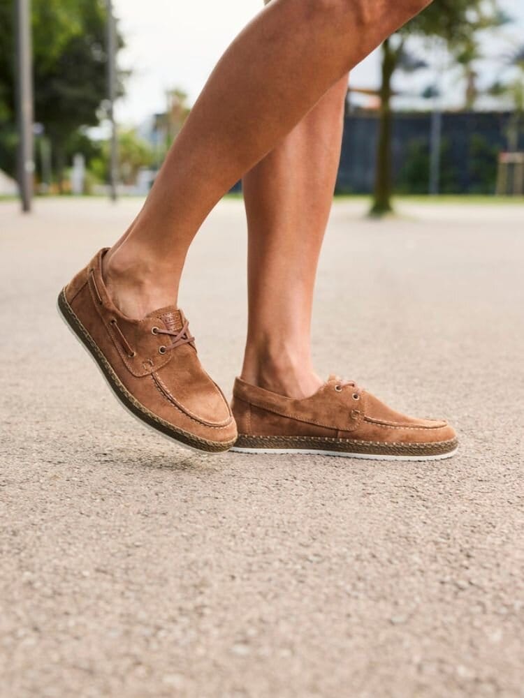 Rieker - Bruna seglarsko i mocka