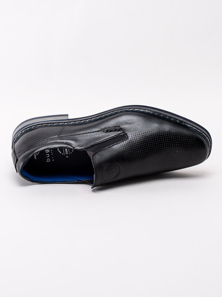 14201006 Bugatti Rafo ExKo 311-89660-4000-1000 Svarta loafers mer subtil perforering-4