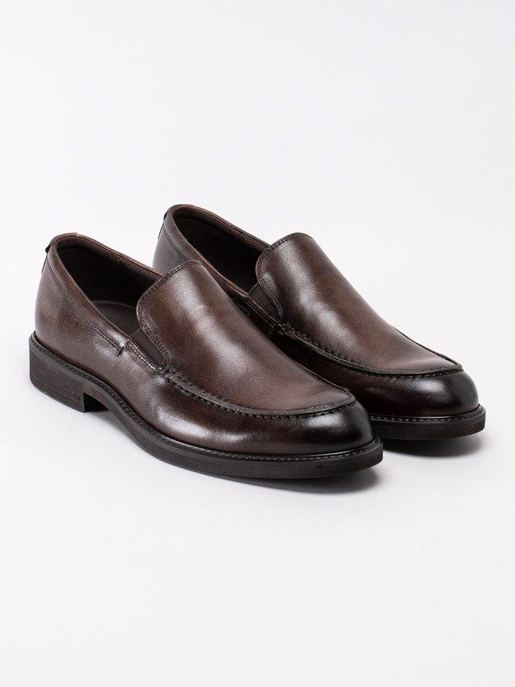 14201013 Ecco Vitrus III 640514-01482 Mörkbruna klassiska loafers i skinn-3