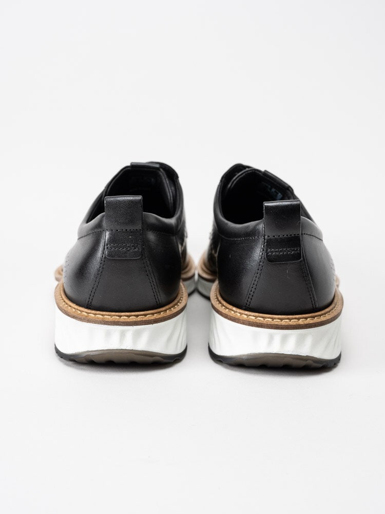 Ecco - St1 Hybrid - Svarta snörskor i skinn