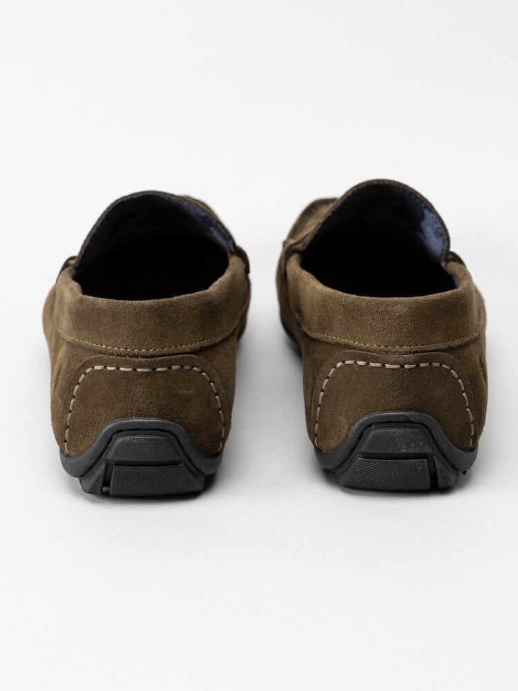 Playboy Footwear - George - Olivgröna loafers i mocka