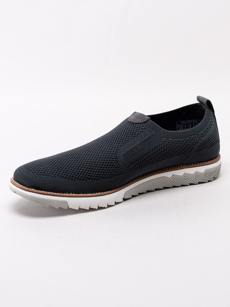 Hush Puppies - Expert Mt Slip On - Mörkblå loafers i sportig look