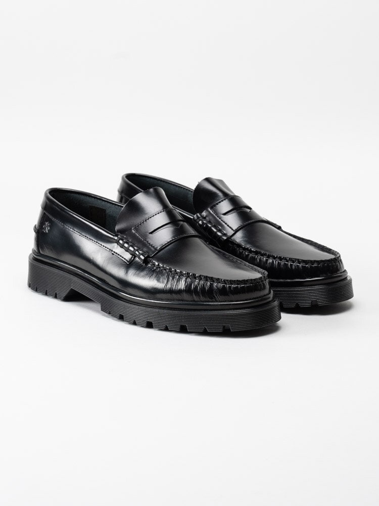 Playboy Footwear - Austin - Svarta loafers i skinn