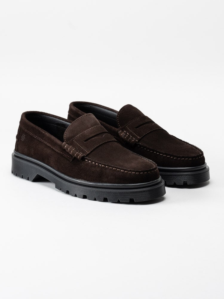 Playboy Footwear - Austin - Bruna loafers i mocka