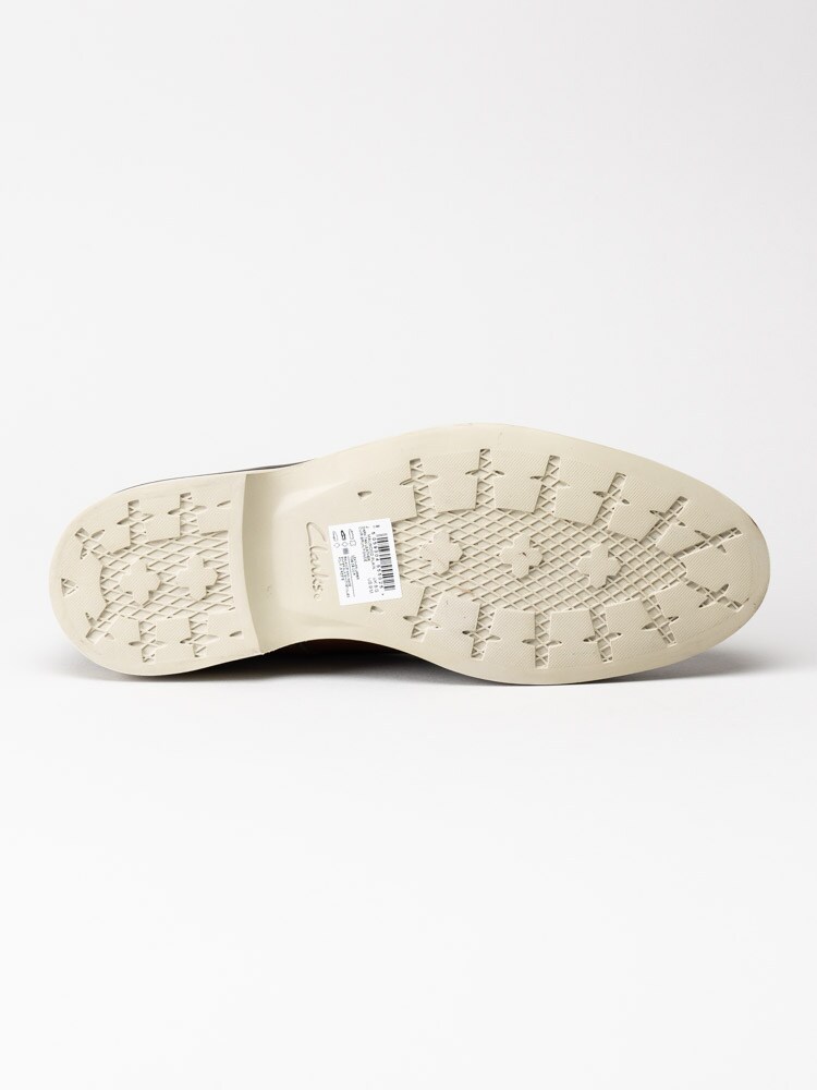 Clarks - Malwood Plain - Bruna dressade snörskor i skinn