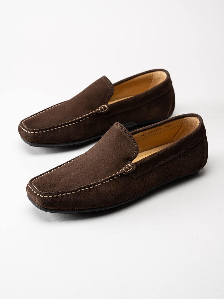 Gant Footwear - Mc Bay Loafer - Mörkbruna loafers i mocka