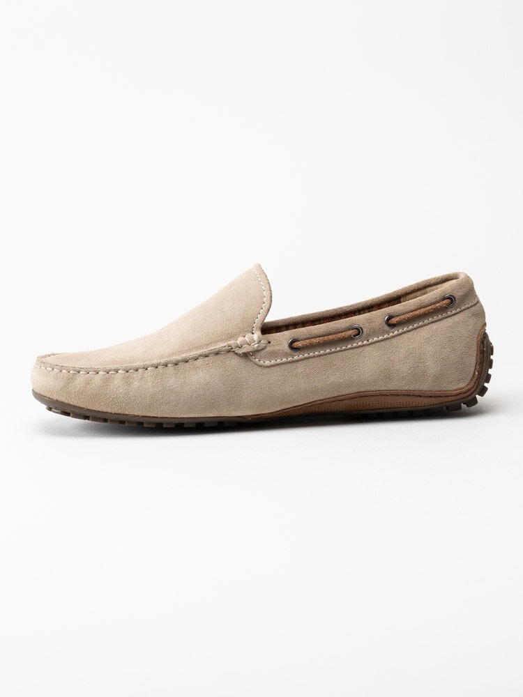 Sioux - Callimo - Beige loafers i mocka