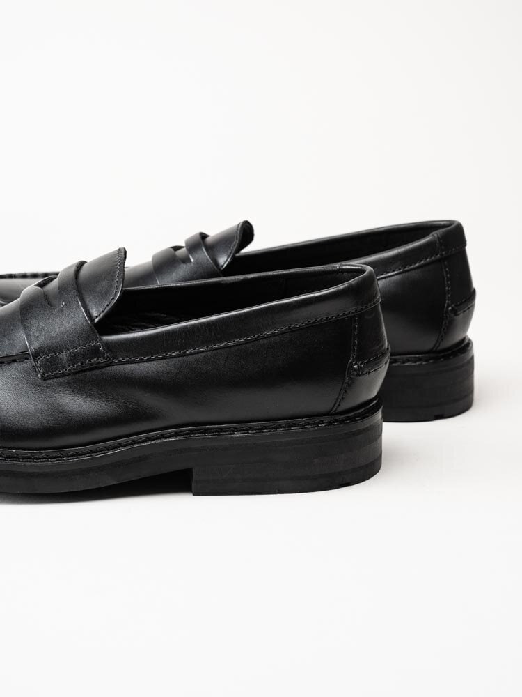 Clarks - CraftEvan Ease - Svarta loafers i skinn