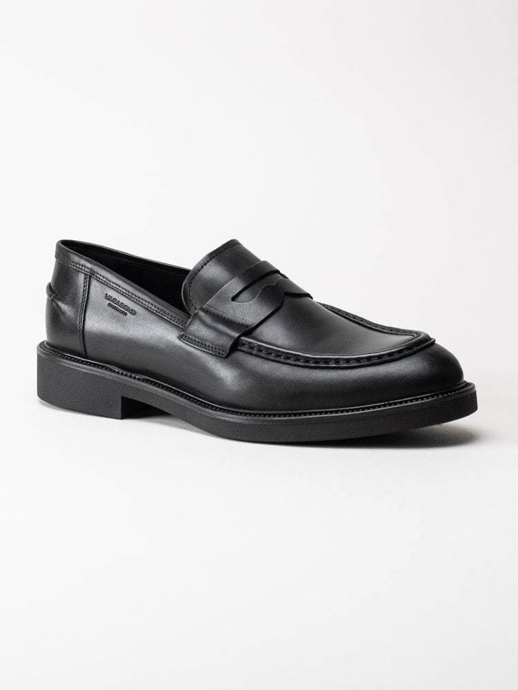 Vagabond - Alex M - Svarta loafers i skinn