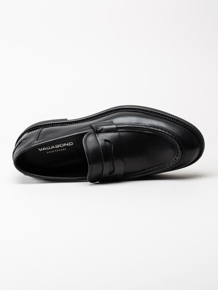 Vagabond - Alex M - Svarta loafers i skinn