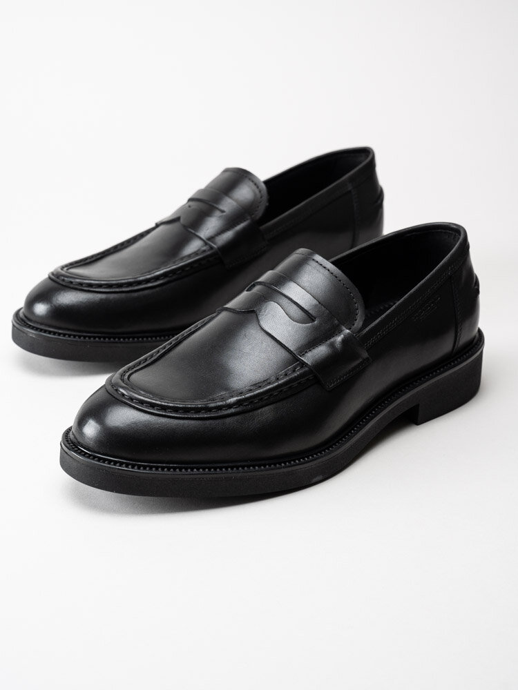 Vagabond - Alex M - Svarta loafers i skinn