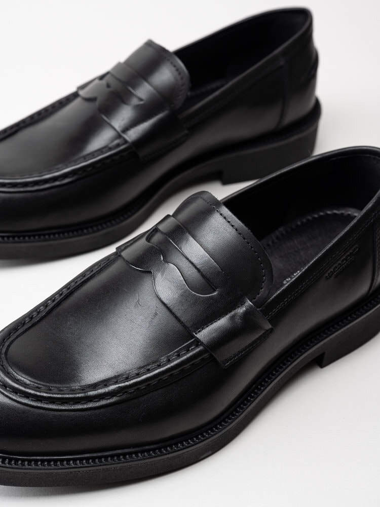 Vagabond - Alex M - Svarta loafers i skinn