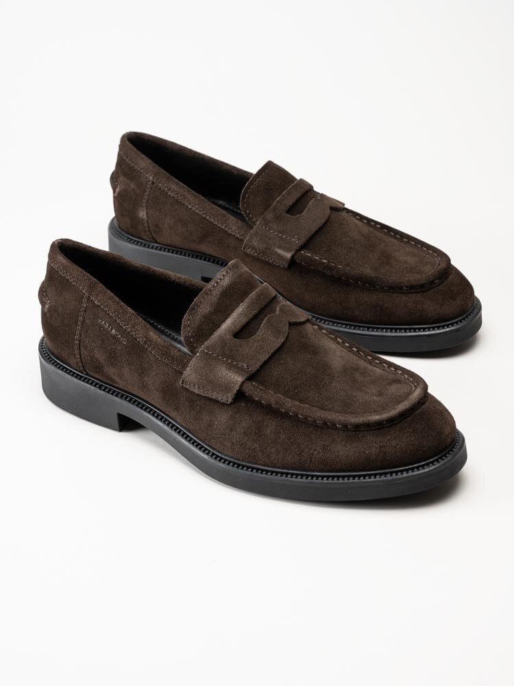 Vagabond - Alex M - Bruna loafers i mocka