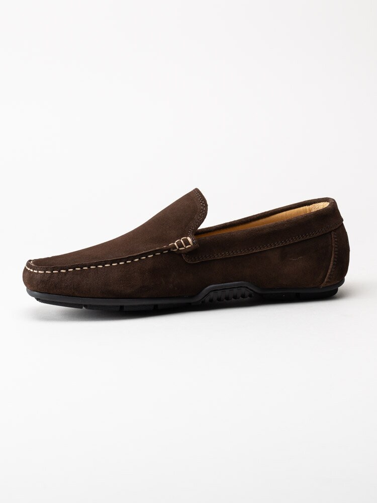 Gant Footwear - Mc Bay - Mörkbruna loafers i mocka