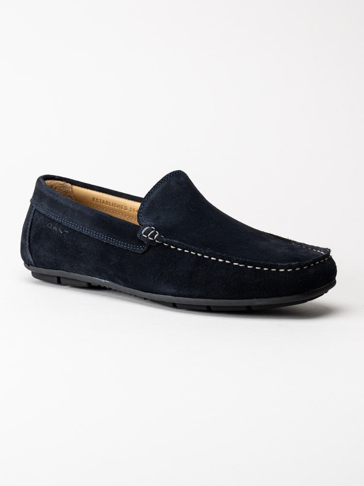 Gant Footwear - Mc Bay - Mörkblå loafers i mocka