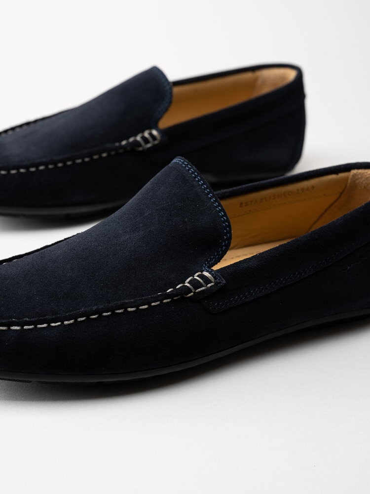 Gant Footwear - Mc Bay - Mörkblå loafers i mocka