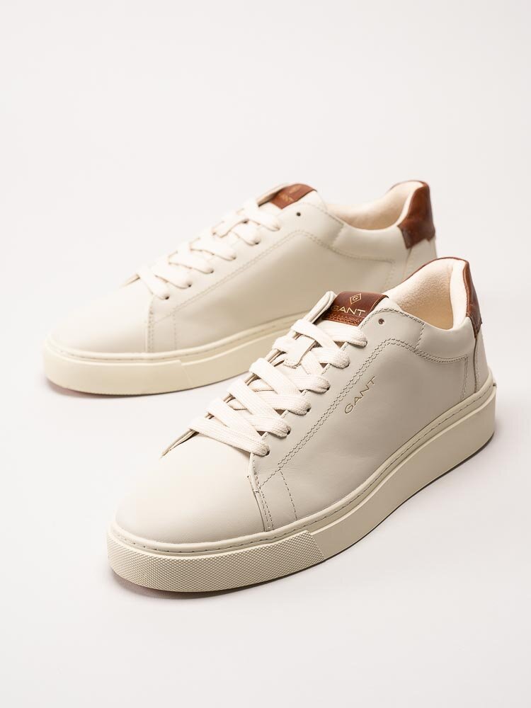 Gant Footwear - Mc Julien - Off white sneakers i skinn