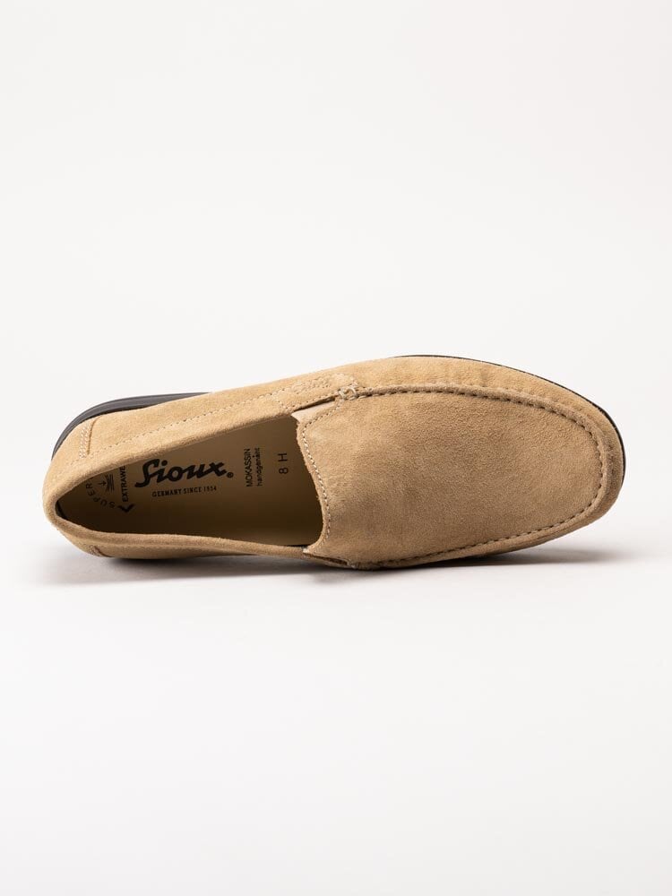 Sioux - Giumelo 700 H - Beige loafers i mocka