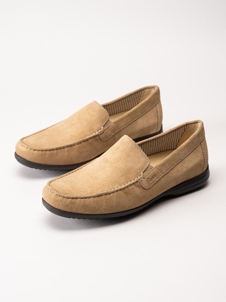 Sioux - Giumelo 700 H - Beige loafers i mocka