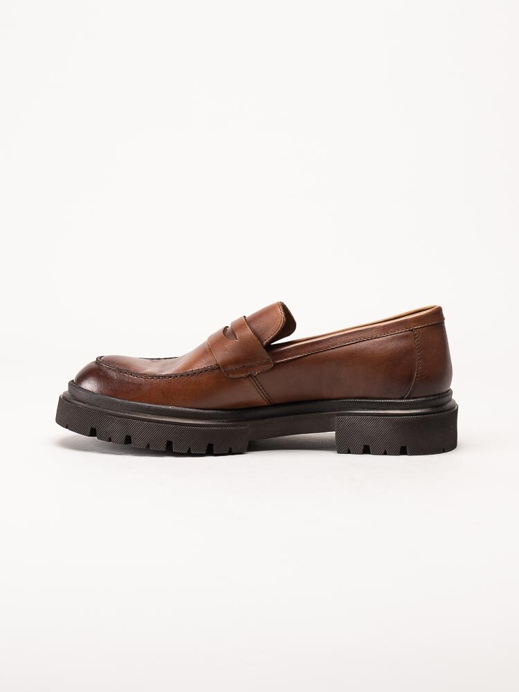 Hush Puppies - Zibi Penny - Bruna loafers i skinn