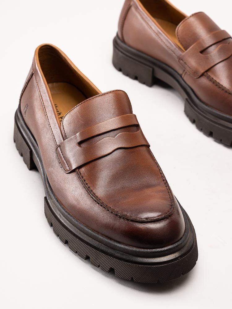 Hush Puppies - Zibi Penny - Bruna loafers i skinn