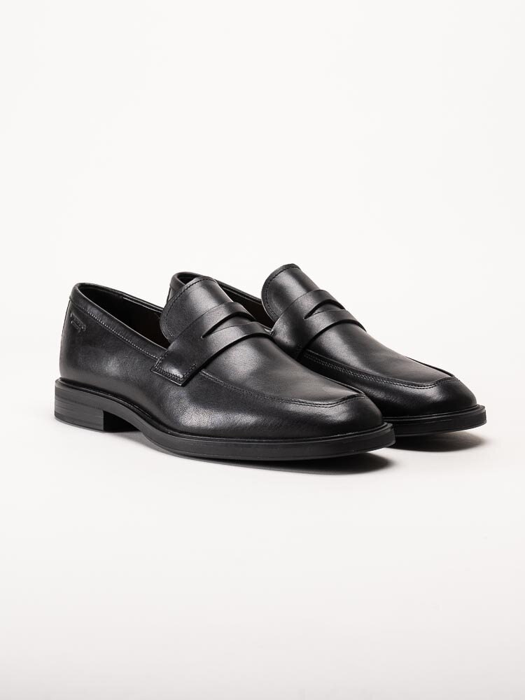 Vagabond - Andrew - Svarta pennyloafers i skinn