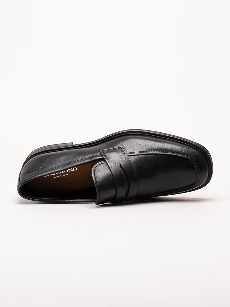 Vagabond - Andrew - Svarta pennyloafers i skinn