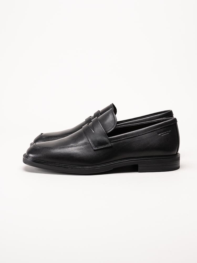 Vagabond - Andrew - Svarta pennyloafers i skinn