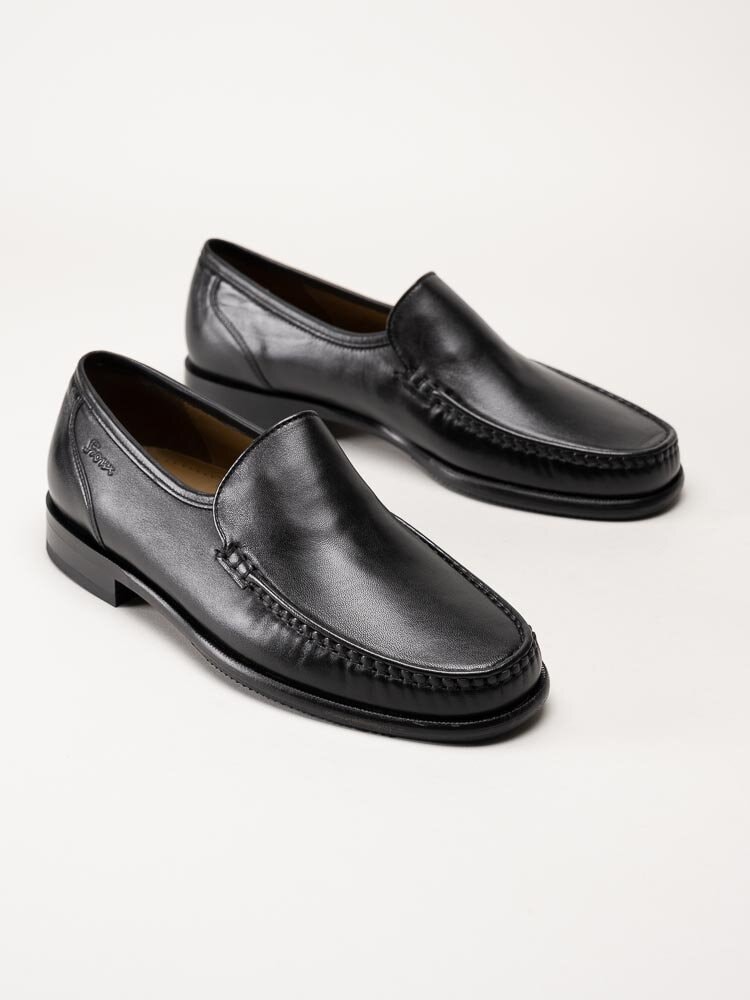 Sioux - Carol - Svarta loafers i skinn