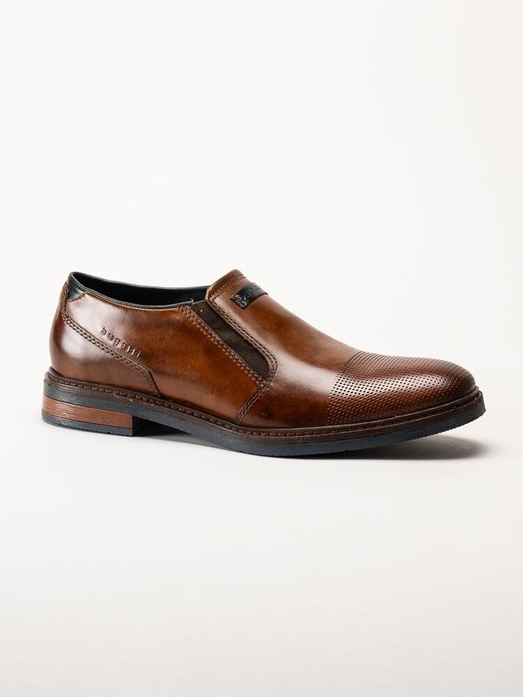 Bugatti - Bruna slip on skor i skinn