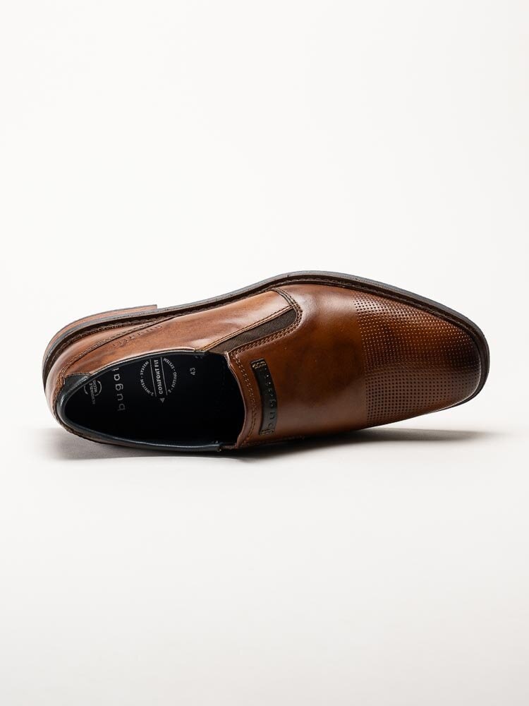 Bugatti - Bruna slip on skor i skinn