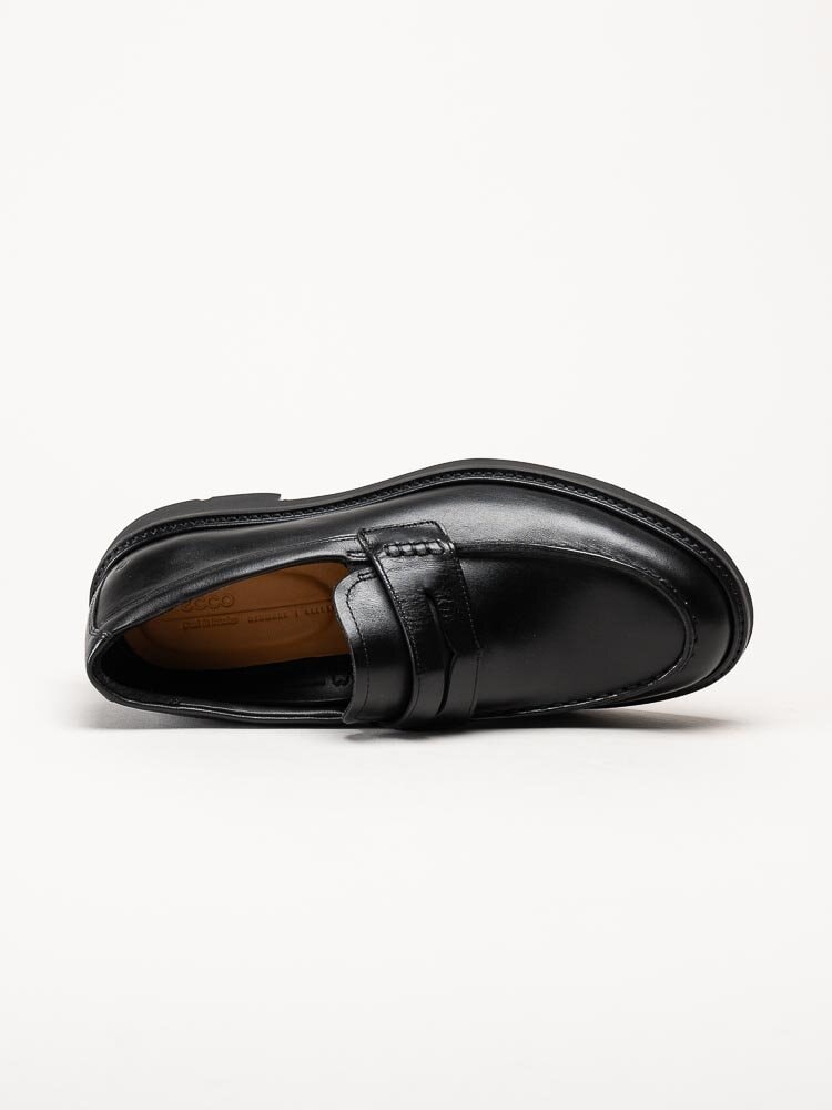 Ecco - Metropole London - Svarta loafers i skinn