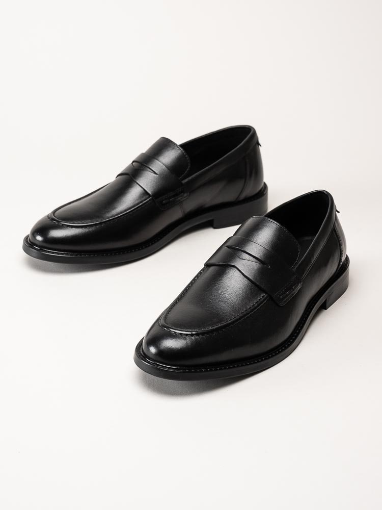 Gant Footwear - Lozham Loafer - Svarta pennyloafers i skinn