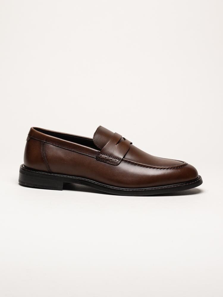 Gant Footwear - Lozham Loafer - Bruna pennyloafers i skinn