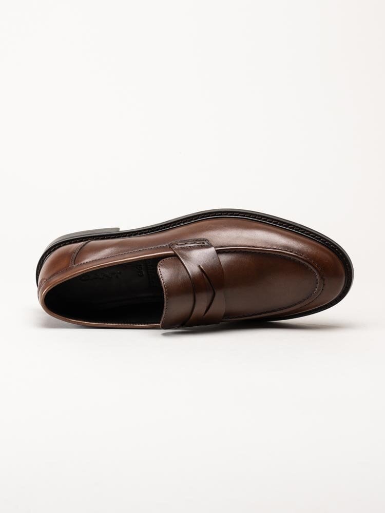 Gant Footwear - Lozham Loafer - Bruna pennyloafers i skinn