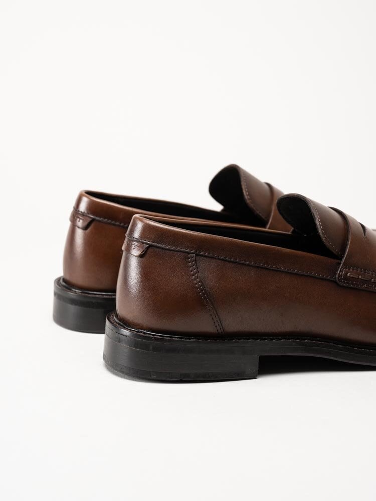 Gant Footwear - Lozham Loafer - Bruna pennyloafers i skinn