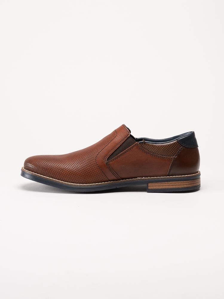 Rieker - Bruna slip on skor i skinn