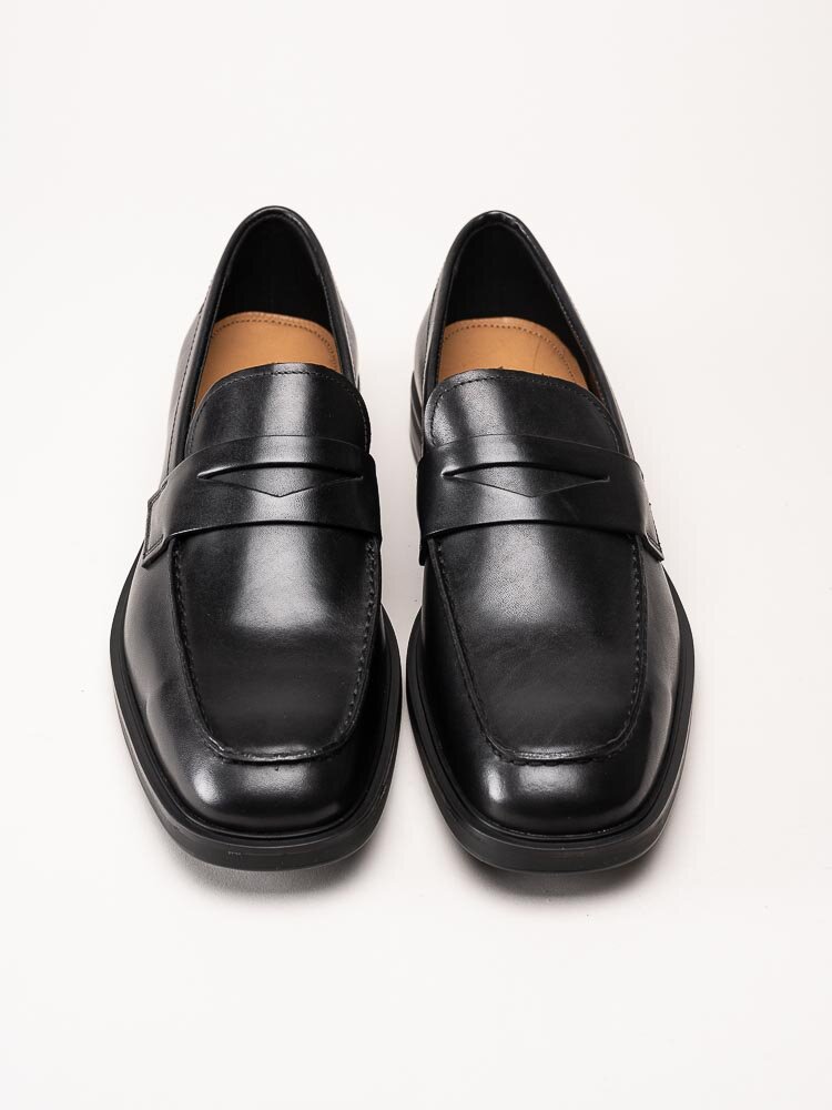 Vagabond - Andrew - Svarta loafers i skinn