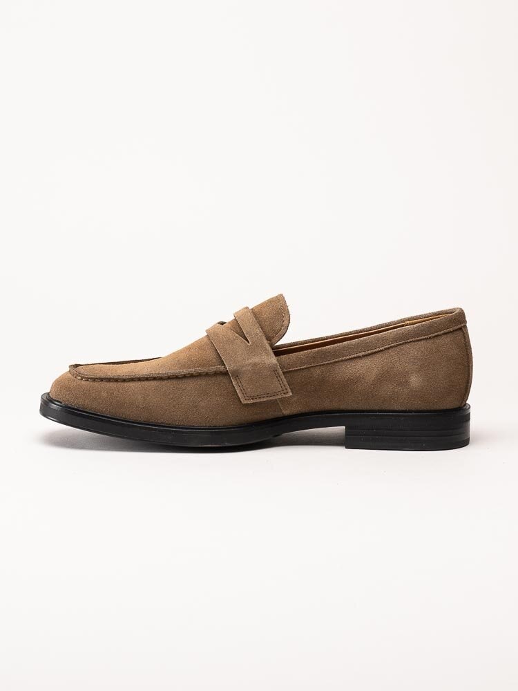 Vagabond - Andrew - Taupefärgade loafers i mocka