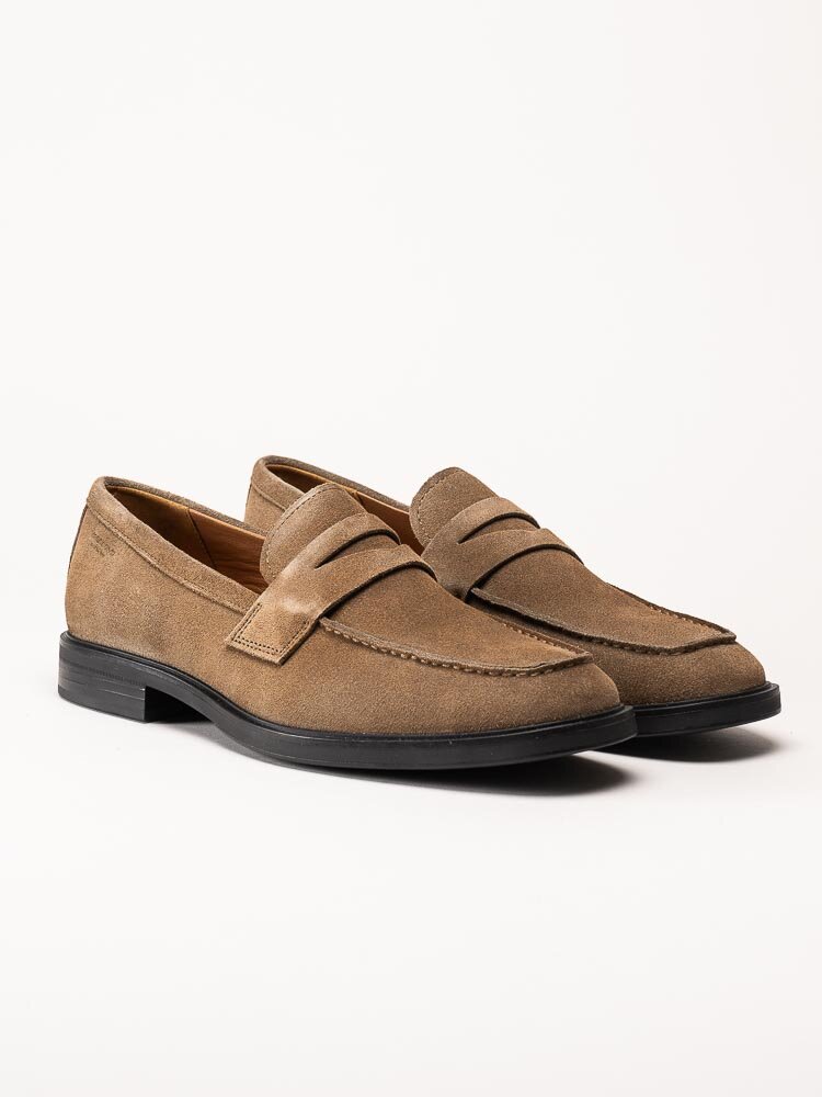 Vagabond - Andrew - Taupefärgade loafers i mocka