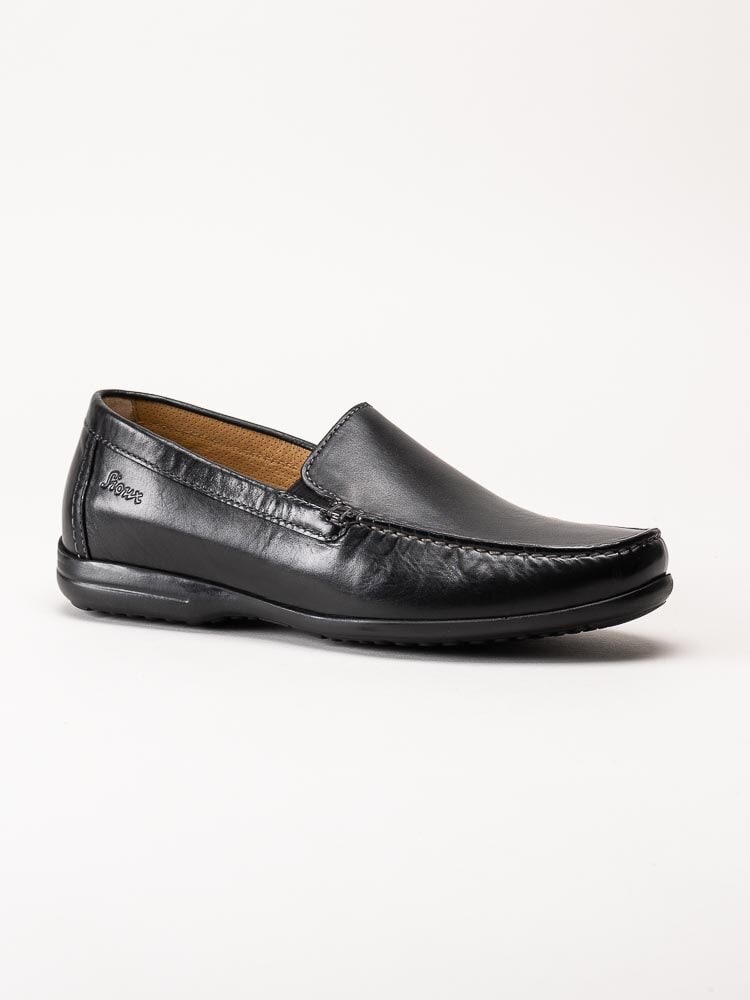 Sioux - Gion - Svarta loafers i skinn