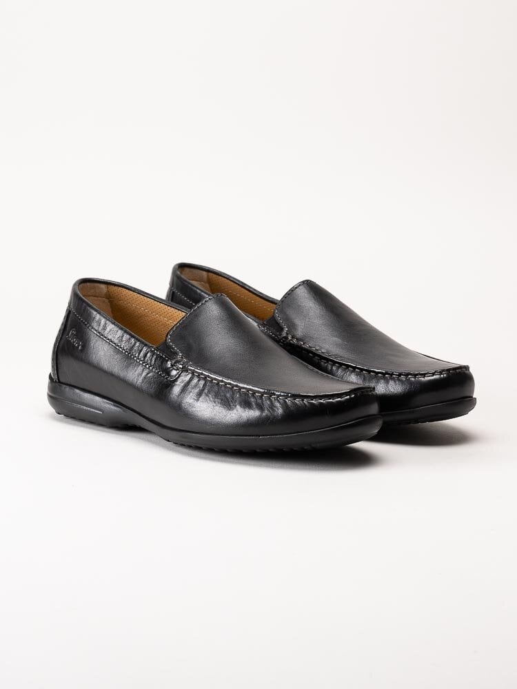 Sioux - Gion - Svarta loafers i skinn