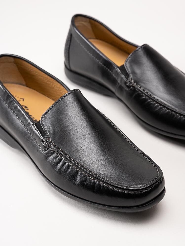 Sioux - Gion - Svarta loafers i skinn