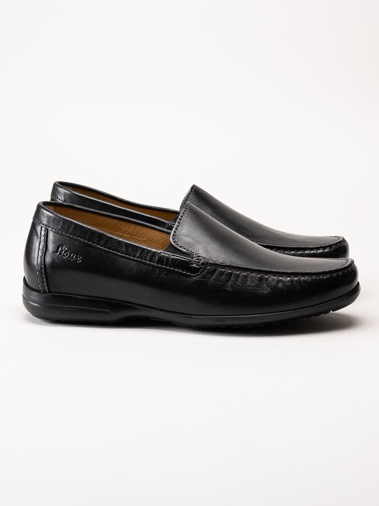 Sioux - Gion - Svarta loafers i skinn