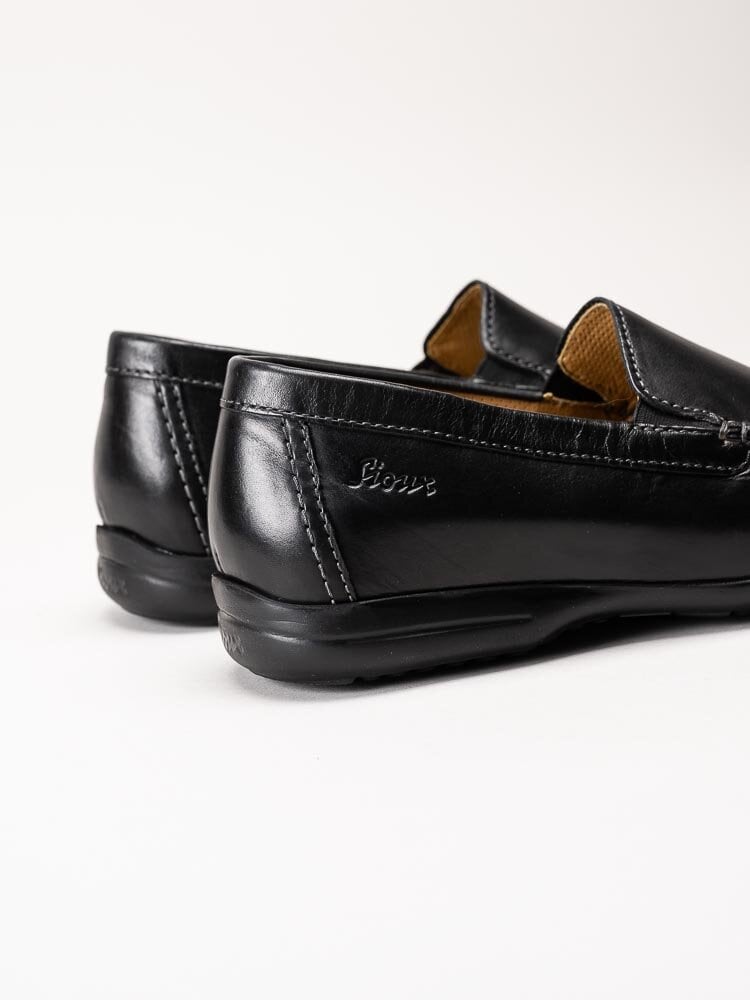 Sioux - Gion - Svarta loafers i skinn